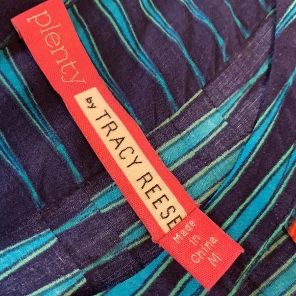 Plenty by Tracy Reese hi-lo striped tunic M - Picture 8 of 10